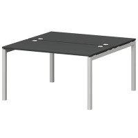 Смарт СМС2-П-10К.149Пр.50 (Графит/Белый) Рабочая станция на П-образном м/к