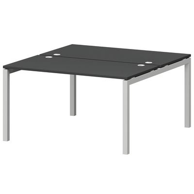 Смарт СМС2-П-14К.149Пр.50 (Графит/Белый) Рабочая станция на П-образном м/к