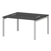 Смарт СМС2-П-16К.120Пр.50 (Графит/Белый) Рабочая станция на П-образном м/к