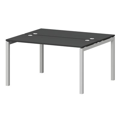 Смарт СМС2-П-16К.120Пр.50 (Графит/Белый) Рабочая станция на П-образном м/к