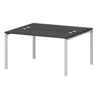 Смарт СМС2-П-18К.120Пр25 (Графит/Белый) Рабочая станция на П-образном м/к