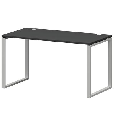 Смарт СMС25-О-12К.73.Пр25 (Графит/Белый) Стол рабочий на О-образном м/к