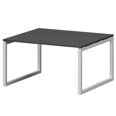 Смарт СMСП-О-14.123Пр50 (Графит/Белый) Стол переговорный на О-образном м/к