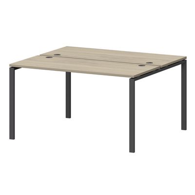 Смарт СМС2-П-10К.120Пр25 (Кронберг/Антрацит) Рабочая станция на П-образном м/к