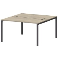 Смарт СМС2-П-14К.149Пр25 (Кронберг/Антрацит) Рабочая станция на П-образном м/к