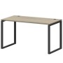Смарт СМС25-О-16К.73.Пр25 (Кронберг/Антрацит) Стол рабочий на О-образном м/к