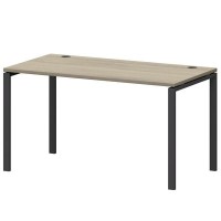 Смарт СМС25-П-16К.73.Пр25 (Кронберг/Антрацит) Стол рабочий на П-образном м/к
