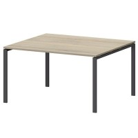 Смарт СMСП-П-12.123Пр25 (Кронберг/Антрацит) Стол переговорный на П-образном м/к