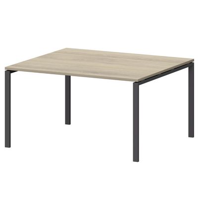 Смарт СMСП-П-12.123Пр25 (Кронберг/Антрацит) Стол переговорный на П-образном м/к