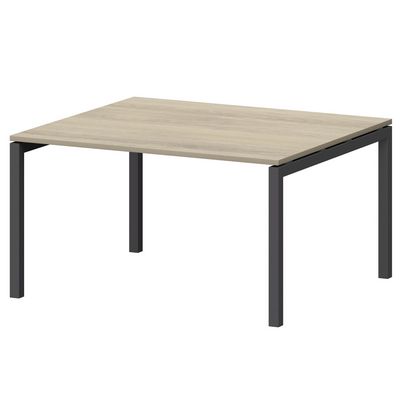 Смарт СMСП-П-12.123Пр50 (Кронберг/Антрацит) Стол переговорный на П-образном м/к