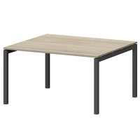 Смарт СMСП-П-14.123Пр50 (Кронберг/Антрацит) Стол переговорный на П-образном м/к