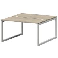 Смарт СМС2-О-10К.149Пр.50 (Кронберг/Белый) Рабочая станция на О-образном м/к