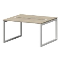 Смарт СМС2-О-16К.120Пр.50 (Кронберг/Белый) Рабочая станция на О-образном м/к