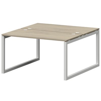 Смарт СМС2-О-16К.149Пр.50 (Кронберг/Белый) Рабочая станция на О-образном м/к