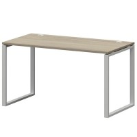 Смарт СMС25-О-12К.73.Пр25 (Кронберг/Белый) Стол рабочий на О-образном м/к