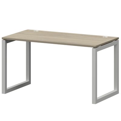 Смарт СМС25-О-14К.73.Пр50 (Кронберг/Белый) Стол рабочий на О-образном м/к