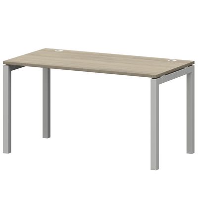 Смарт СMС25-П-10К.73.Пр50 (Кронберг/Белый) Стол рабочий на П-образном м/к