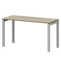 Смарт СMС25-П-12К.60.Пр50 (Кронберг/Белый) Стол рабочий на П-образном м/к