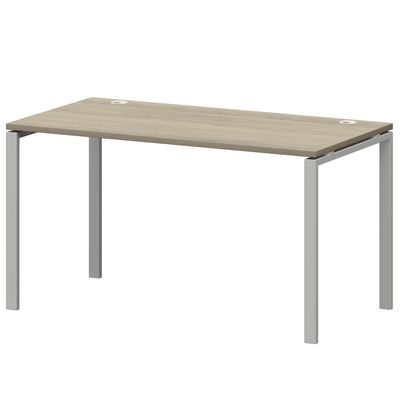 Смарт СMС25-П-18К.73.Пр25 (Кронберг/Белый) Стол рабочий на П-образном м/к