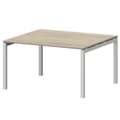 Смарт СMСП-П-18.123Пр50 (Кронберг/Белый) Стол переговорный на П-образном м/к