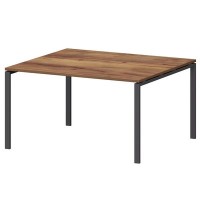 Смарт СMСП-П-12.123Пр25 (Таксония/Антрацит) Стол переговорный на П-образном м/к