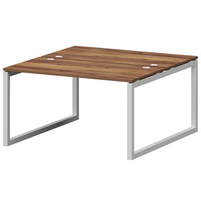 Смарт СМС2-О-12К.149Пр.50 (Таксония/Белый) Рабочая станция на О-образном м/к