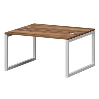 Смарт СМС2-О-14К.120Пр.50 (Таксония/Белый) Рабочая станция на О-образном м/к