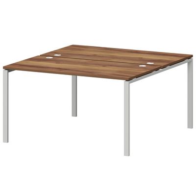 Смарт СМС2-П-10К.149Пр25 (Таксония/Белый) Рабочая станция на П-образном м/к