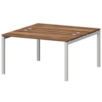 Смарт СМС2-П-10К.149Пр.50 (Таксония/Белый) Рабочая станция на П-образном м/к