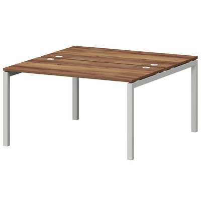 Смарт СМС2-П-10К.149Пр.50 (Таксония/Белый) Рабочая станция на П-образном м/к