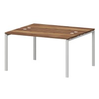 Смарт СМС2-П-14К.120Пр25 (Таксония/Белый) Рабочая станция на П-образном м/к