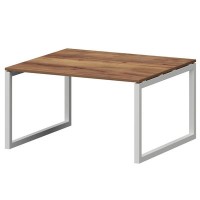 Смарт СMСП-О-18.123Пр50 (Таксония/Белый) Стол переговорный на О-образном м/к