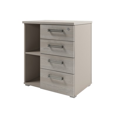 Solution D-222 пр (Акация Морава/Кашемир) Тумба приставная, правая