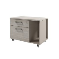 Solution D-292 л (Акация Морава/Кашемир) Тумба подкатная, левая