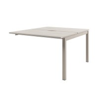 Solution D-402 (Акация Морава/Кашемир) Бенч-система на 2 рабочих места, средняя секция