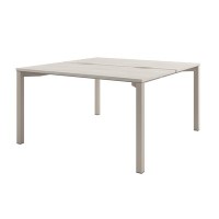 Solution D-41 (Акация Морава/Кашемир) Стол тандем на металлокаркасе