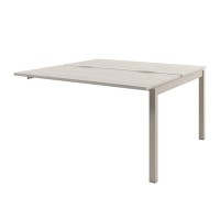 Solution D-412 (Акация Морава/Кашемир) Бенч-система на 2 рабочих места, средняя секция