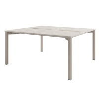 Solution D-42 (Акация Морава/Кашемир) Стол тандем на металлокаркасе