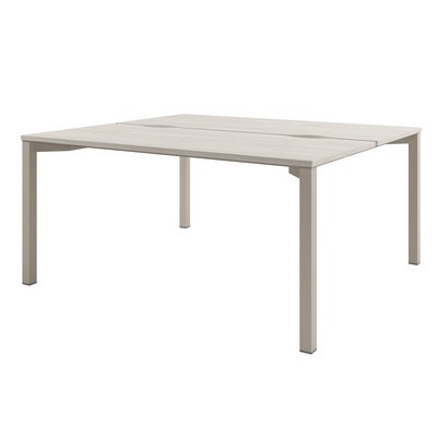 Solution D-42 (Акация Морава/Кашемир) Стол тандем на металлокаркасе