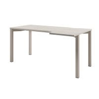 Solution D-52 пр (Акация Морава/Кашемир) Стол эргономичный на металлокаркасе, правый