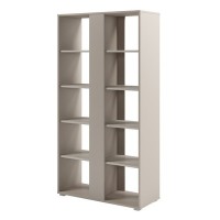 Solution D-74 (Акация Морава/Кашемир) Стеллаж с планкой высокий открытый