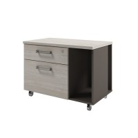 Solution D-292 л (Акация Морава/Трюфель) Тумба подкатная, левая