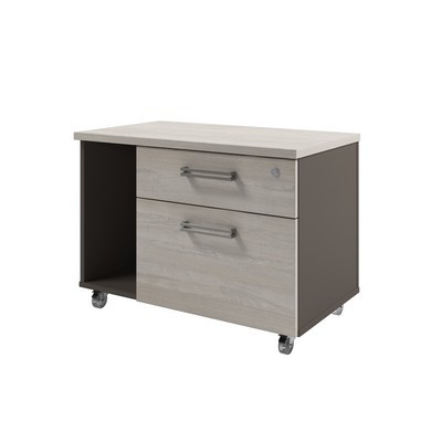 Solution D-292 пр (Акация Морава/Трюфель) Тумба подкатная, правая