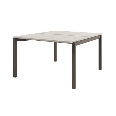 Solution D-401 (Акация Морава/Трюфель) Бенч-система на 2 рабочих места, начальная секция