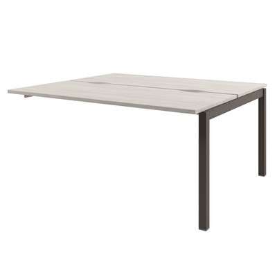 Solution D-422 (Акация Морава/Трюфель) Бенч-система на 2 рабочих места, средняя секция