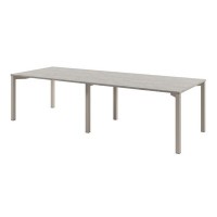 Solution D-102 (Бетон Чефалу/Кашемир) Стол переговоров на 10 человек