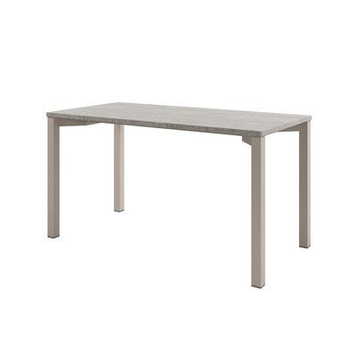 Solution D-31 (Бетон Чефалу/Кашемир) Стол на металлокаркасе