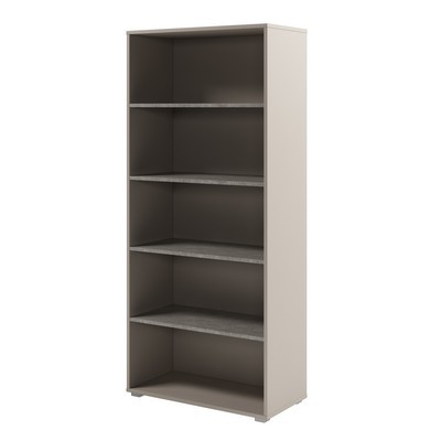 Solution D-67 (Бетон Чефалу/Кашемир) Стеллаж высокий, широкий