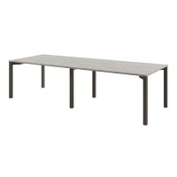 Solution D-102 (Бетон Чефалу/Трюфель) Стол переговоров на 10 человек