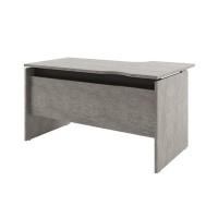 Solution D-34 л (Бетон Чефалу/Трюфель) Стол эргономичный, левый